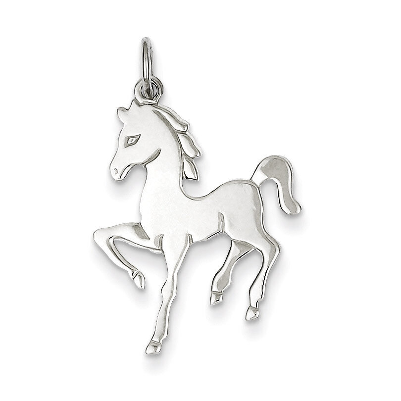 Horse Disc Sterling Silver QC3838, MPN: QC3838, 883957137445