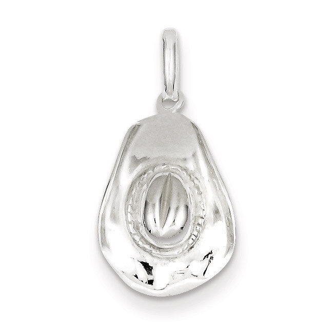 Cowboy Hat Charm Sterling Silver QC3844, MPN: QC3844, 883957974545