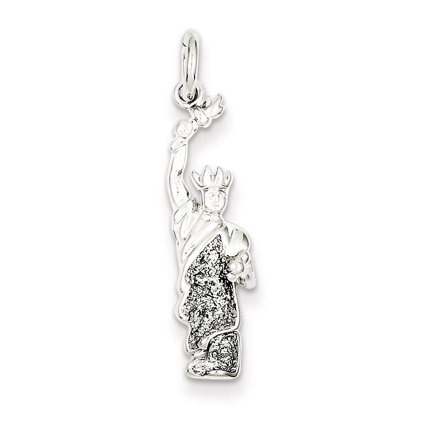 Statue of Liberty Charm Sterling Silver Enameled QC3857, MPN: QC3857, 191101460906