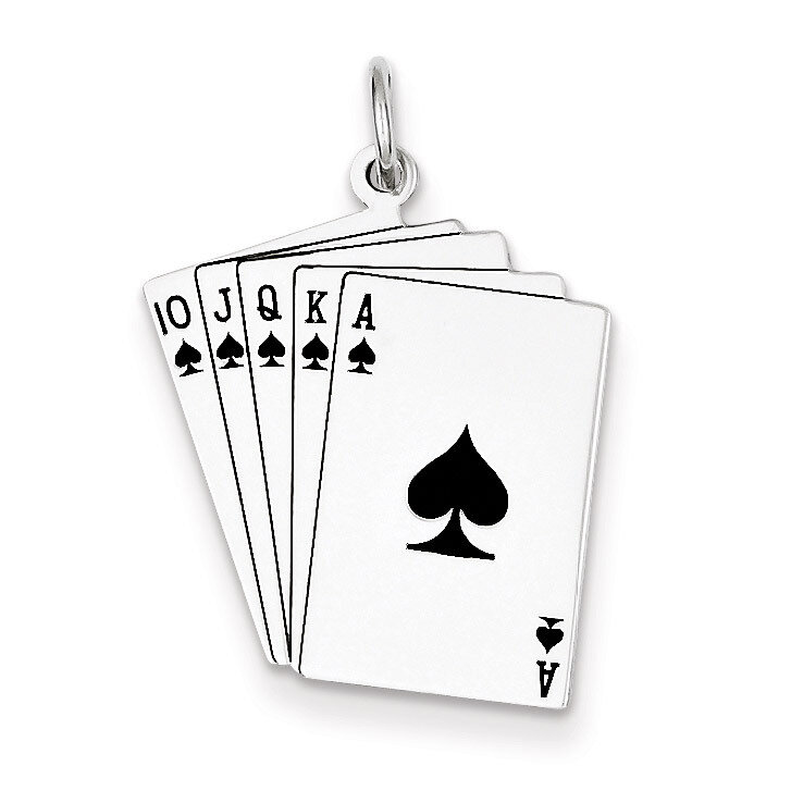 Playing cards Charm Sterling Silver QC3877, MPN: QC3877, 883957975313
