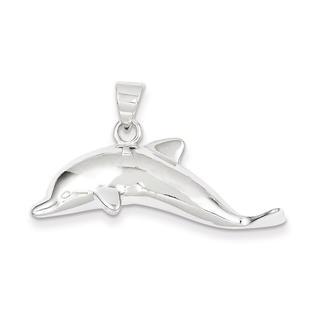 Dolphin Pendant Sterling Silver QC4041, MPN: QC4041, 883957909233