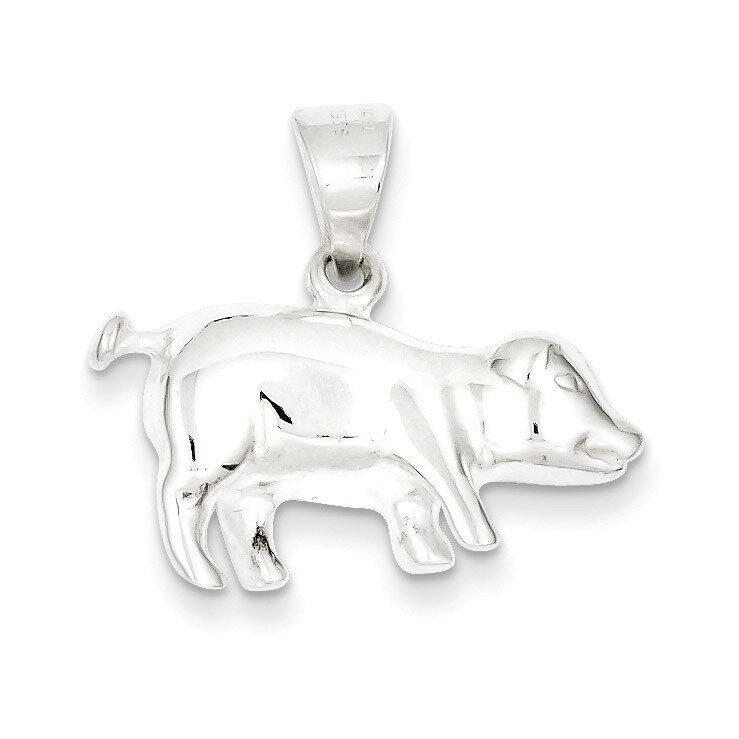 Pig Charm Sterling Silver QC4076, MPN: QC4076, 883957909370