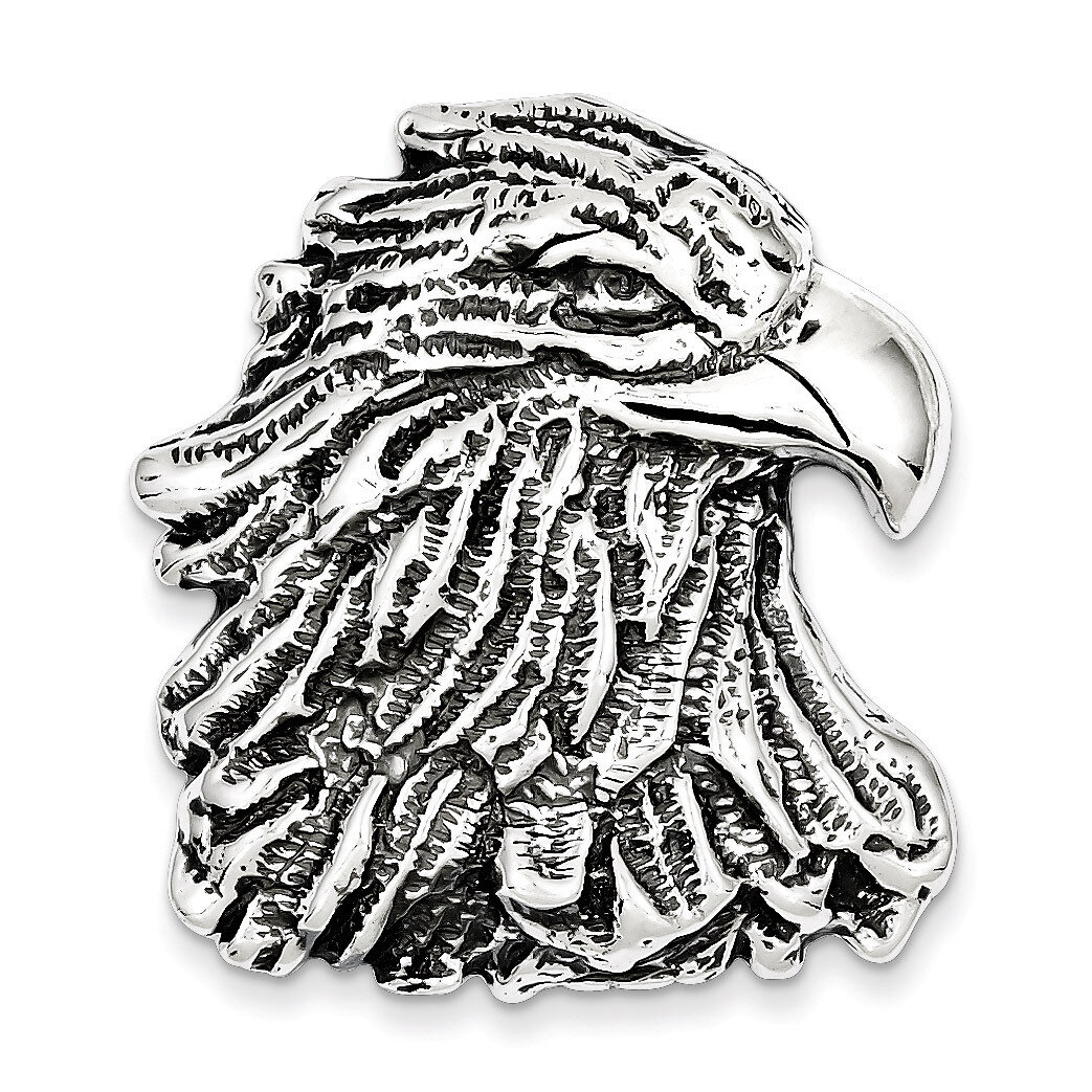 Eagle Head Pendant Antiqued Sterling Silver QC4083, MPN: QC4083, 883957909424