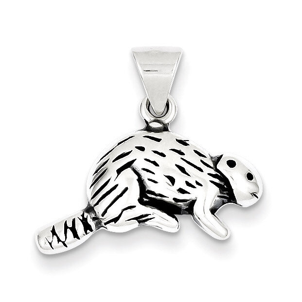 Beaver Charm Antiqued Sterling Silver QC4107, MPN: QC4107, 883957909646