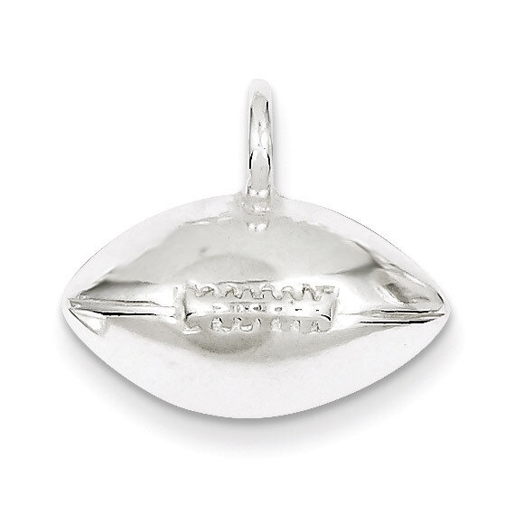 Football Pendant Sterling Silver QC4136, MPN: QC4136, 883957976785