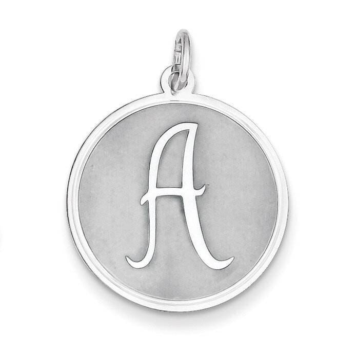 Brocaded Initial A Charm Sterling Silver QC4162A, MPN: QC4162A, 883957501062