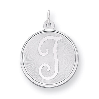 Brocaded Initial T Charm Sterling Silver QC4162T, MPN: QC4162T, 883957458809