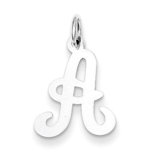 Stamped Initial A Charm Sterling Silver QC4163A, MPN: QC4163A, 883957133607