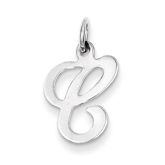 Stamped Initial C Charm Sterling Silver QC4163C, MPN: QC4163C, 883957133621
