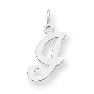 Stamped Initial I Charm Sterling Silver QC4163I, MPN: QC4163I, 883957133683