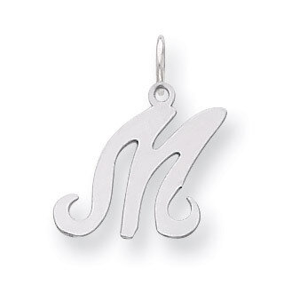 Stamped Initial M Charm Sterling Silver QC4163M, MPN: QC4163M, 883957133720