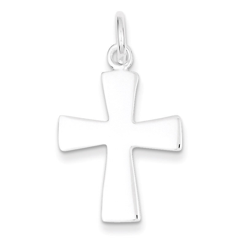 Latin Cross Charm Sterling Silver QC4278, MPN: QC4278, 883957910628