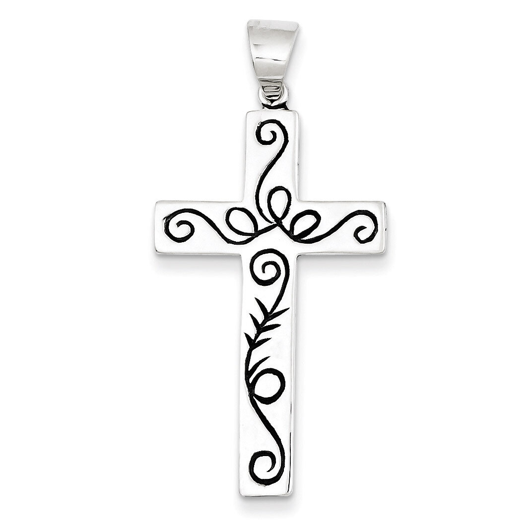 Latin Cross Pendant Sterling Silver QC4282, MPN: QC4282, 883957910659
