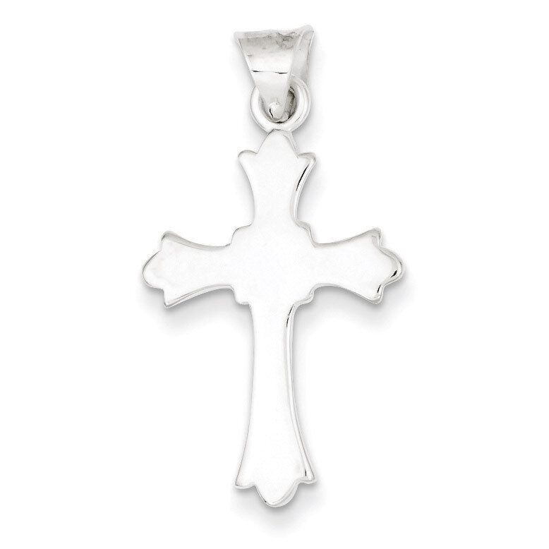 Fleur De Lis Cross Pendant Sterling Silver QC4314, MPN: QC4314, 883957910727