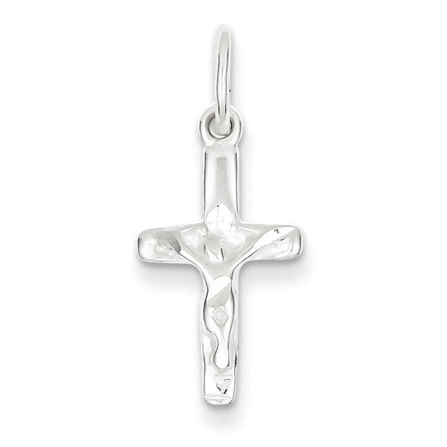 Crucifix Charm Sterling Silver QC4369, MPN: QC4369, 883957579313