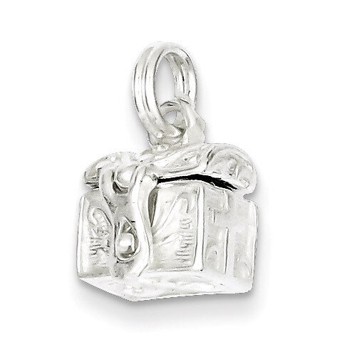 Cross Prayer Box Charm Sterling Silver QC4456, MPN: QC4456, 723252307573