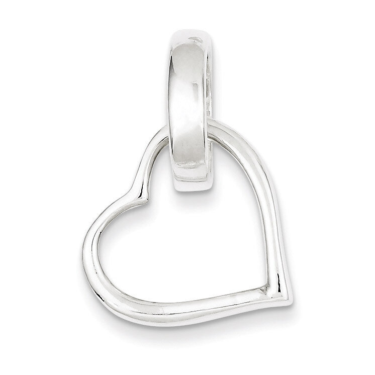 Heart Charm Sterling Silver QC4565