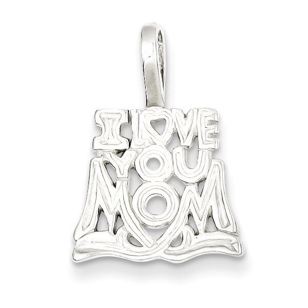 I Love You Mom Pendant Sterling Silver QC4581