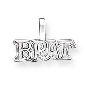 Brat Pendant Sterling Silver QC4596, MPN: QC4596, 883957911274