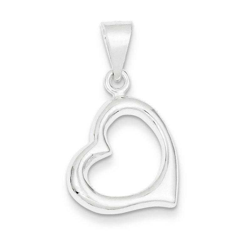 Heart Pendant Sterling Silver QC4601, MPN: QC4601, 886774760209