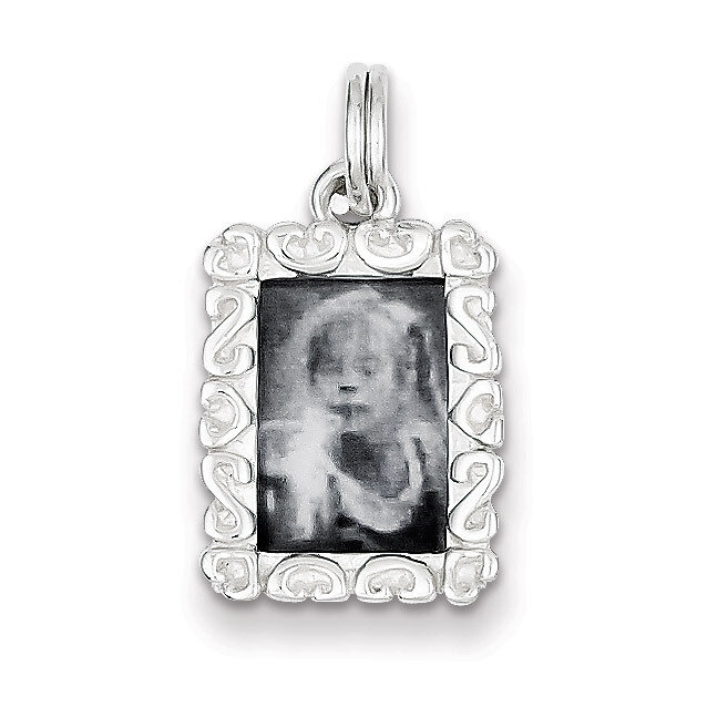 Photo Charm Sterling Silver QC4621, MPN: QC4621, 723252190809