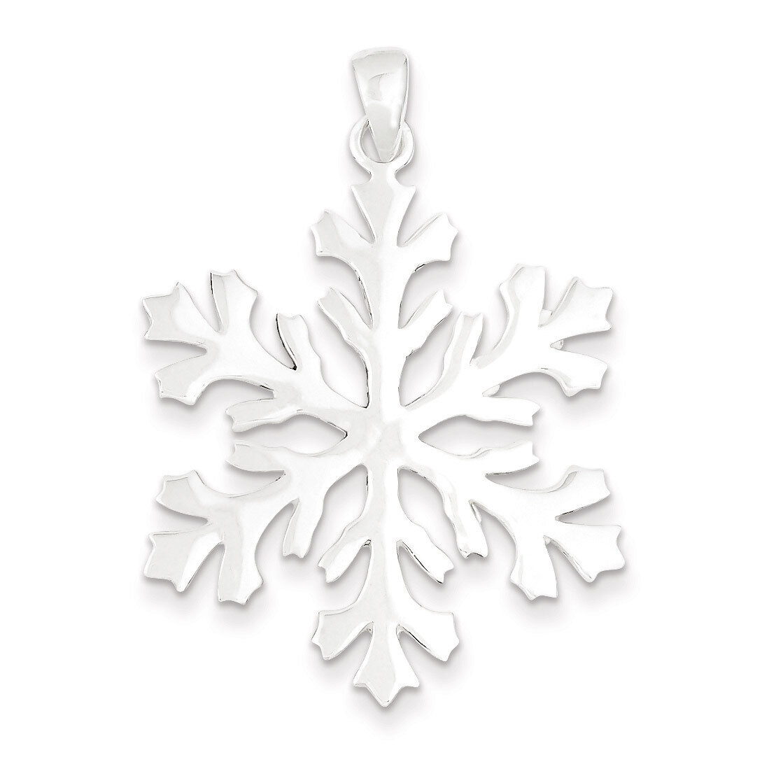 Snowflake Pendant Sterling Silver QC4754