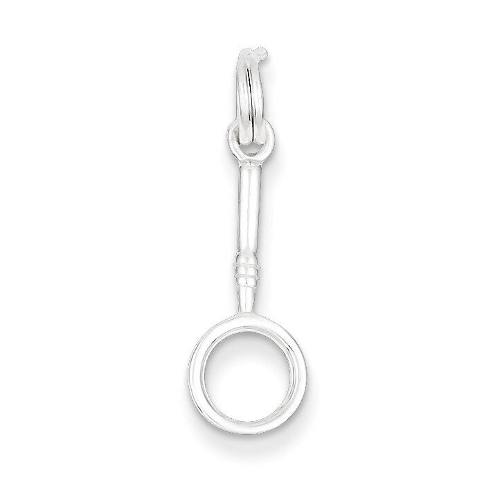 Magnifying Glass Charm Sterling Silver QC4786, MPN: QC4786, 723252322385