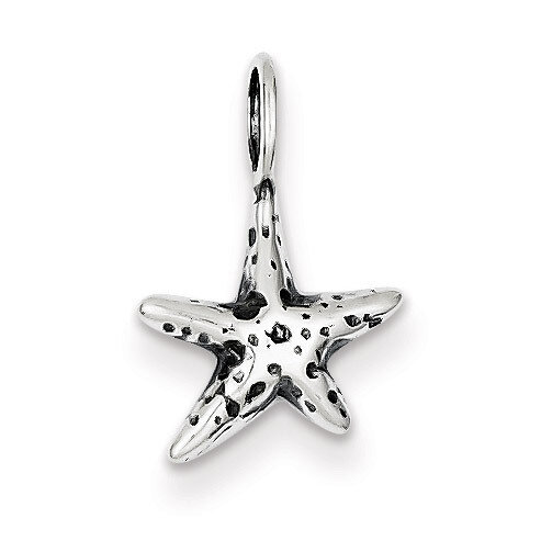 Starfish Pendant Antiqued Sterling Silver QC4898, MPN: QC4898, 883957518817