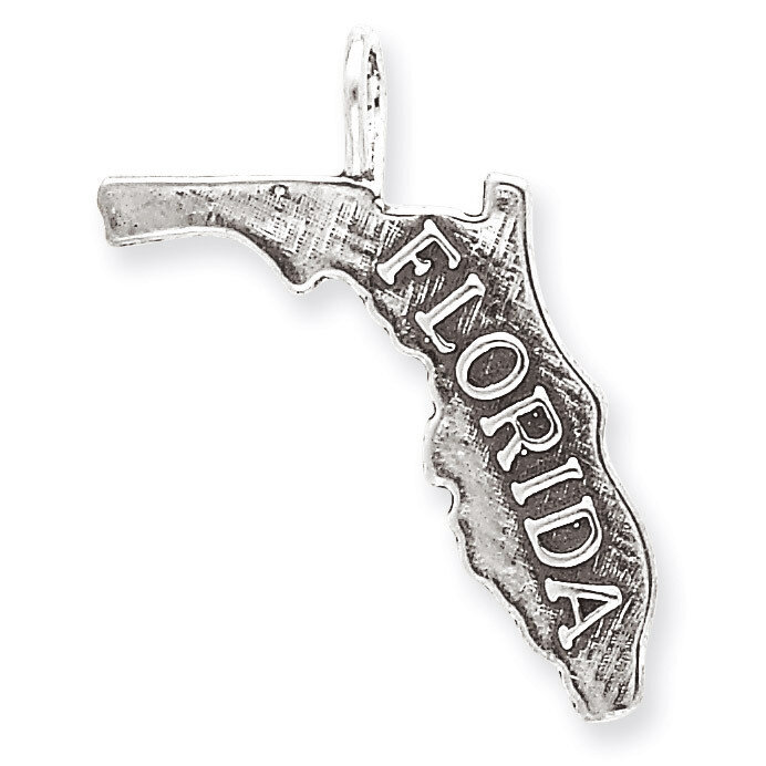 Florida State Charm Antiqued Sterling Silver QC4953, MPN: QC4953, 883957569239