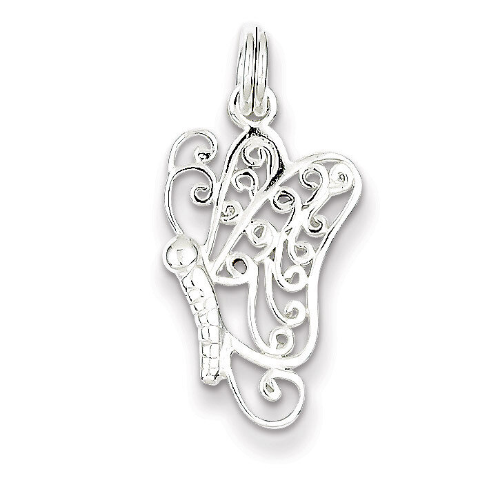 Butterfly Charm Sterling Silver QC5002, MPN: QC5002, 723252422528
