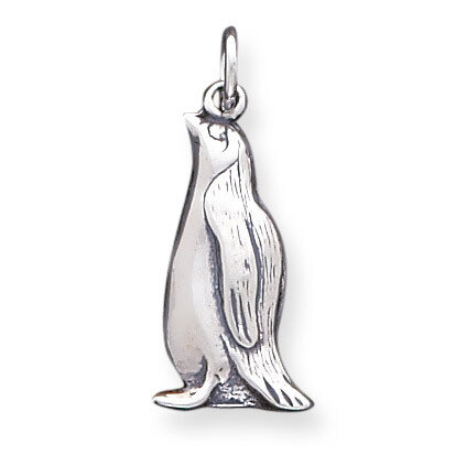 Penguin Charm Antiqued Sterling Silver QC5024, MPN: QC5024, 883957576299