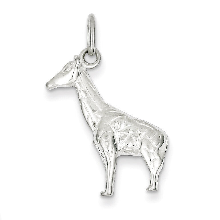 Giraffe Charm Sterling Silver QC5030, MPN: QC5030, 883957569246