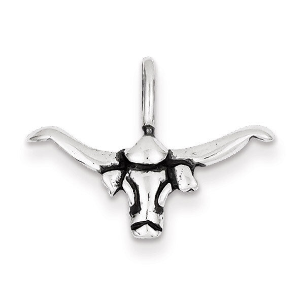 Bull Horns Pendant Sterling Silver QC5050, MPN: QC5050, 883957572239