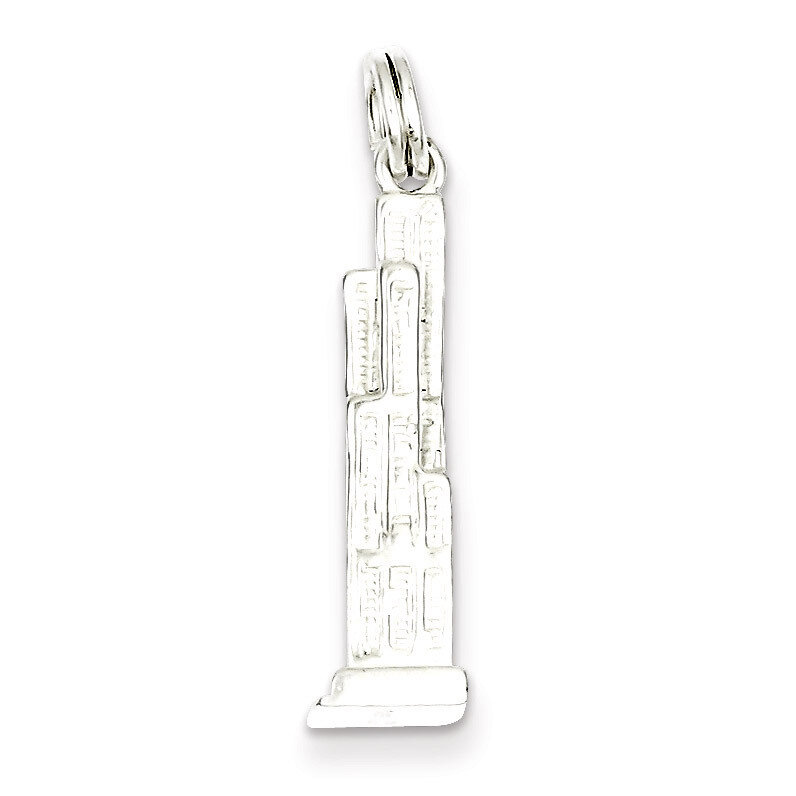 Sears Tower Building Charm Sterling Silver QC5054