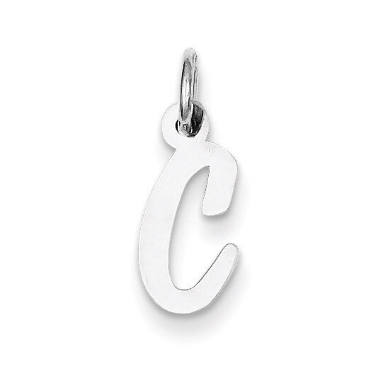 Script Initial C Charm Sterling Silver QC5080C, MPN: QC5080C, 883957580890
