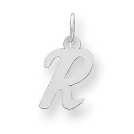 Script Initial R Charm Sterling Silver QC5080R, MPN: QC5080R, 883957548364
