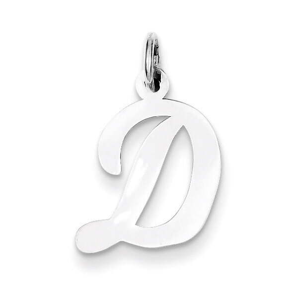 Medium Script Initialharm Sterling Silver QC5082D, MPN: QC5082D, 883957536408