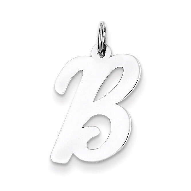 Script Initial B Charm Sterling Silver QC5084B, MPN: QC5084B, 883957030913