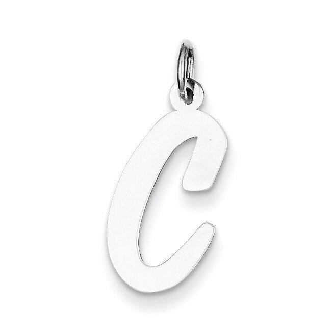 Script Initial C Charm Sterling Silver QC5084C, MPN: QC5084C, 883957030937