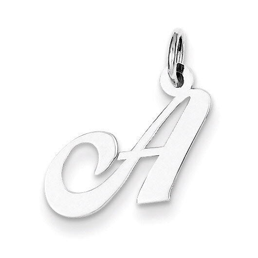 Script Initial A Charm Sterling Silver Fancy QC5086A, MPN: QC5086A, 883957581897