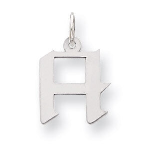 Artisan Block Initial H Charm Sterling Silver QC5087H, MPN: QC5087H, 191101533501
