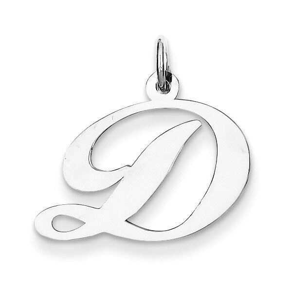 Script Initialharm Sterling Silver Fancy QC5088D, MPN: QC5088D, 883957030302
