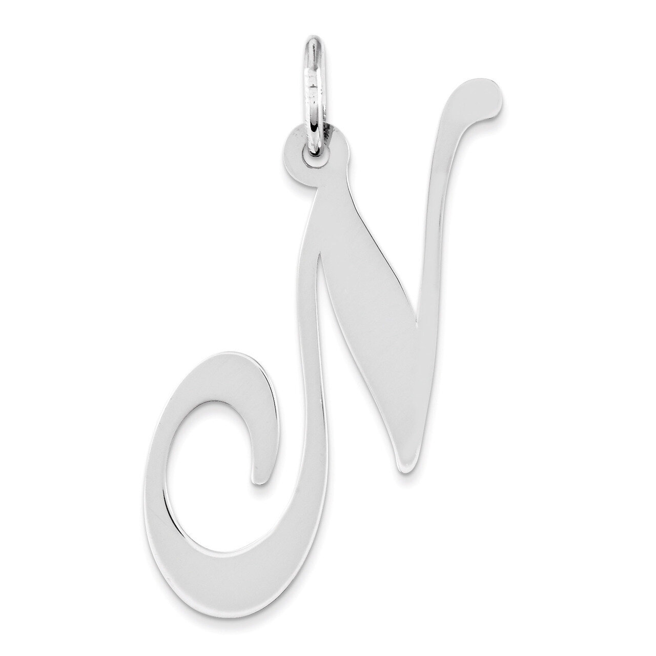 Script Initial N Charm Sterling Silver Fancy QC5090N, MPN: QC5090N, 883957432267