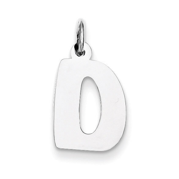 Bubble Block Initial Charm Sterling Silver QC5091D, MPN: QC5091D, 886774976730