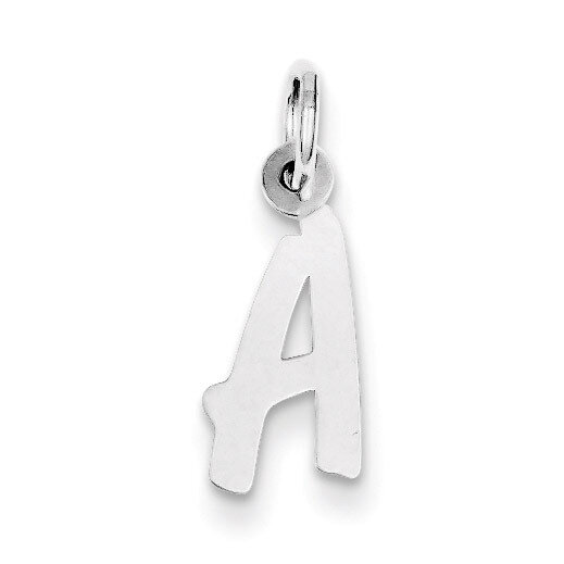 Initial A Charm Sterling Silver QC5092A