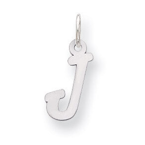 Initial J Charm Sterling Silver QC5092J, MPN: QC5092J, 883957568195