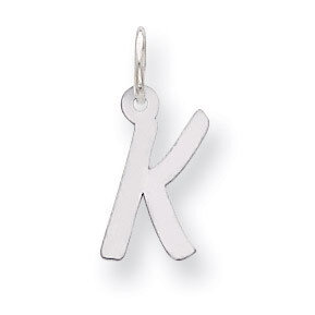 Initial K Charm Sterling Silver QC5092K, MPN: QC5092K, 883957501116