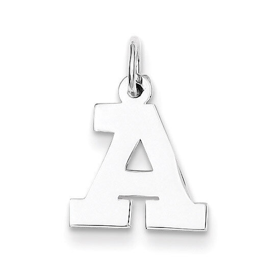 Block Initial A Charm Sterling Silver QC5093A, MPN: QC5093A, 883957128276