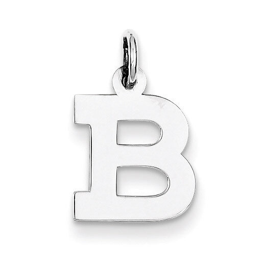 Block Initial B Charm Sterling Silver QC5093B, MPN: QC5093B, 883957128283