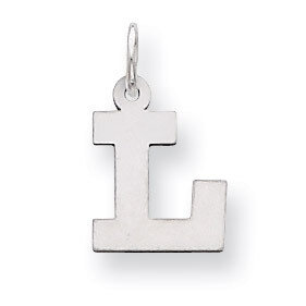Block Initial L Charm Sterling Silver QC5093L, MPN: QC5093L, 883957128382